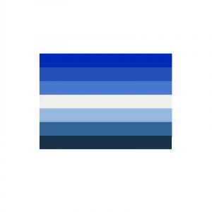 drapeau gay bleu