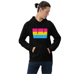 sweat drapeau pansexuel noir